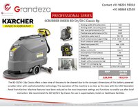 KARCHER Floor Scrubber and Drier BD 50/50 C Classic Bp