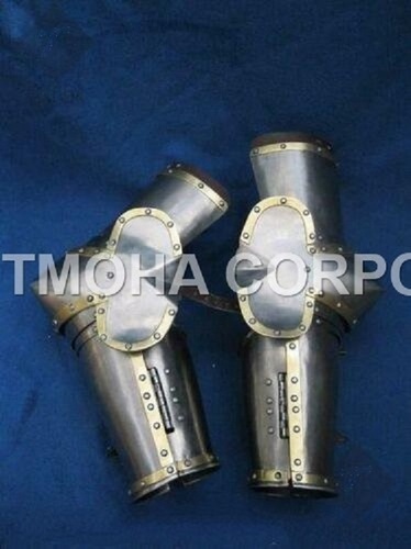 Medieval Arm Guard Arm Set Fully Wearable Costumes 15 Century Warrior Arm Guard MA0045