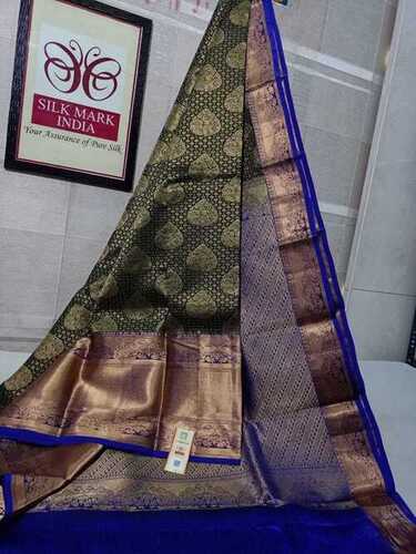 pure kanchipuram soft silk saree bridal