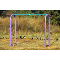 Swing Set - Mild Steel And Iron | Adjustable Seats For All Heights And Stylish Outdoor Design