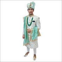 Mens Wedding Printed Sherwani