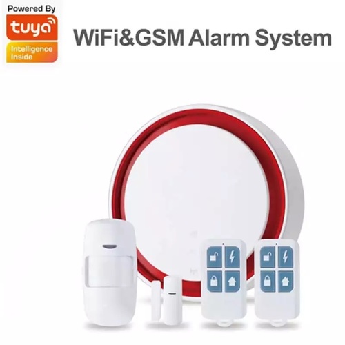Wireless GSM and WiFi smart alarm system Door and Window Tuya APP wireless