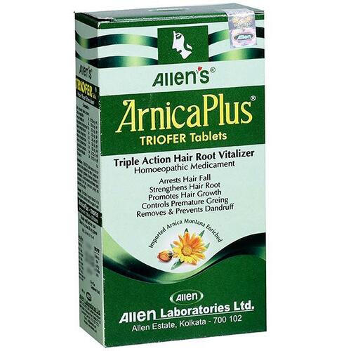 Allens Arnica Plus Hair Vitalizer 100 Ml Triofer 50 Tablets Kit