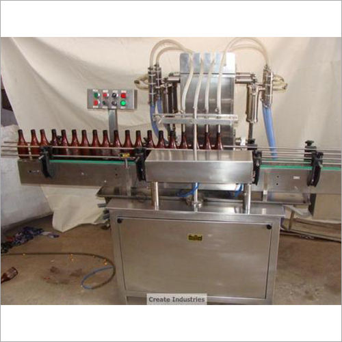 Automatic Four Head Bottle Filling Machine