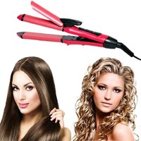 NOVA NHC-2009 Hair Straightener 2 IN 1