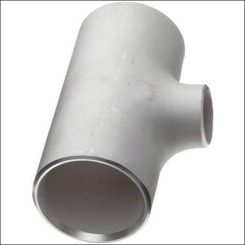 Silver Stainless Steel Unequal Tee Sch 40