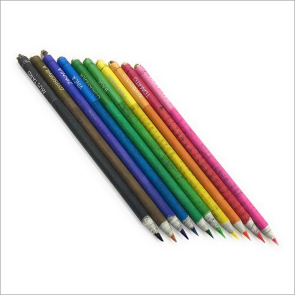 Colored Plantable Seed Pencil - Color: Multicolor