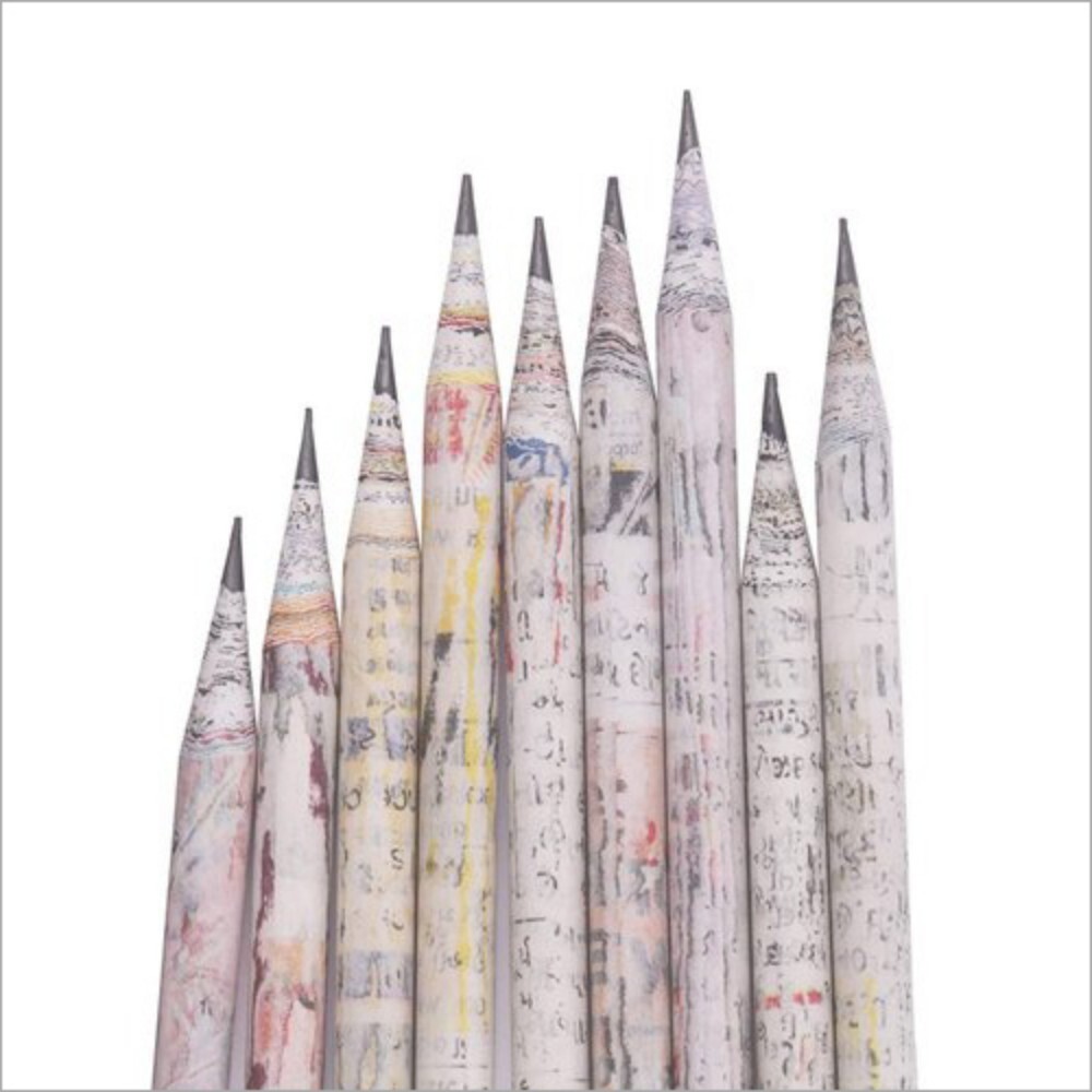 Newspaper Recycled Pencil - Ink Type: Pigment