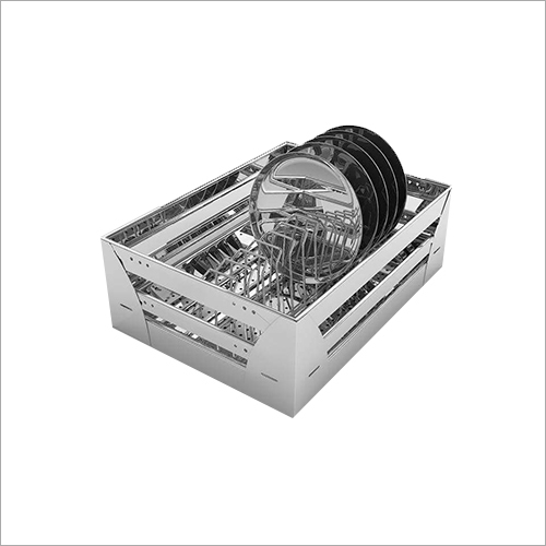 Stainless Steel Plate Cutlery Basket