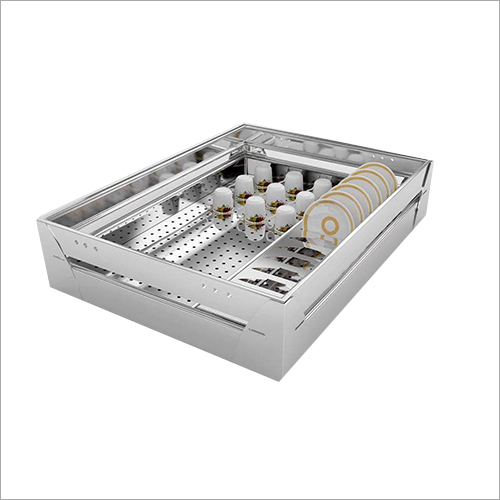 Cup And Plate Modular Kitchen Cutlery Basket