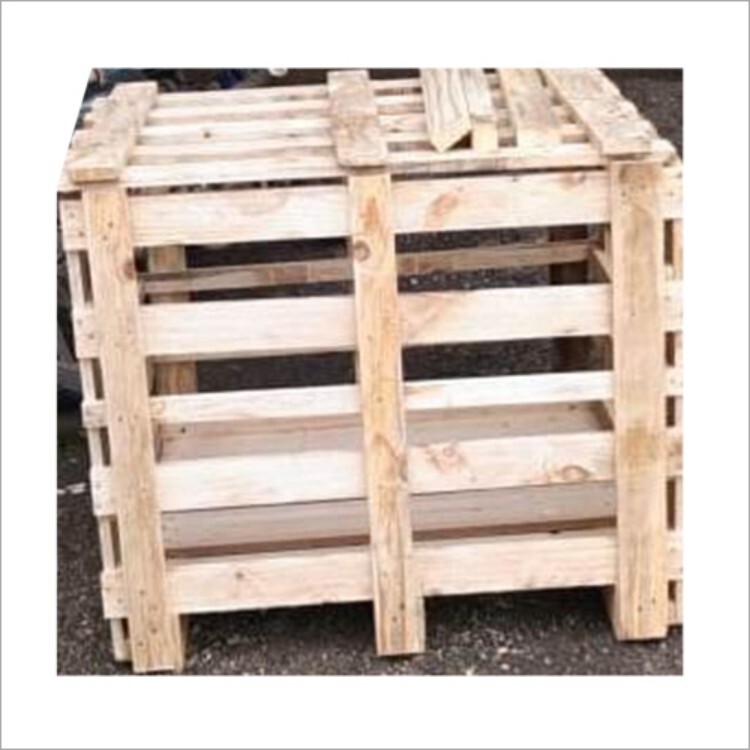 Wooden Storage Crate - Color: Brown