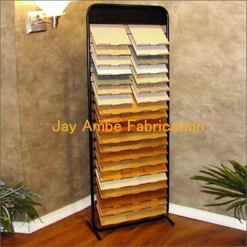 Black Metal Tiles Display Stand