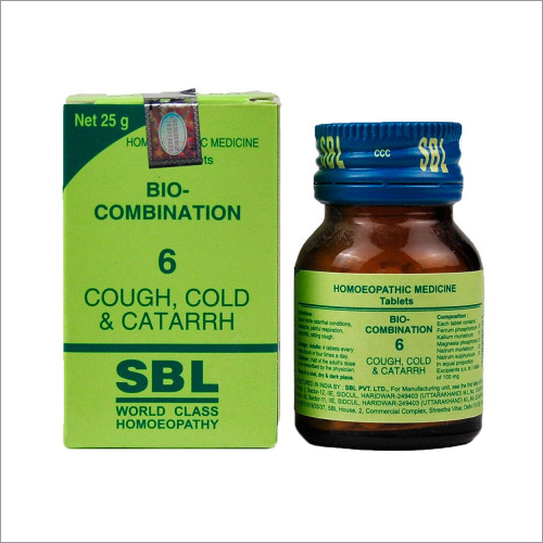 25 GM Bio Combination 6 Cough Cold And Catarrh Tablets