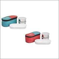 Panda 2 Air Tight Container and Chapati Tray 750 Ml Lunchbox