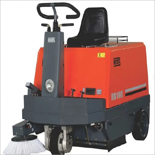 Roots Sweep RB100 Battery Operated Ride On Sweeper