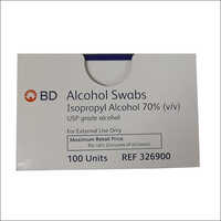 Bd Alcohol Swabs - Isopropyl Alcohol, 154 G | Disposable, Four-layer Wrapper For Optimum Anti-bacterial Action, Individually Foil-wrapped