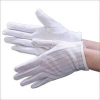 ESD PVC Dotted Strips Gloves