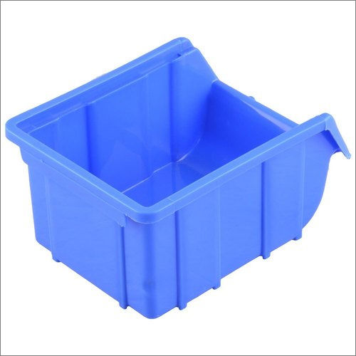 Shelf Bins - Polypropylene Copolymer 7 Compartments 55mm Height Blue Color | Industrial Storage Load Capacity 5-12 Kg