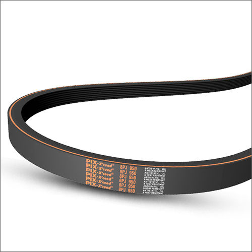 Black Multi Ribbed V- Belts