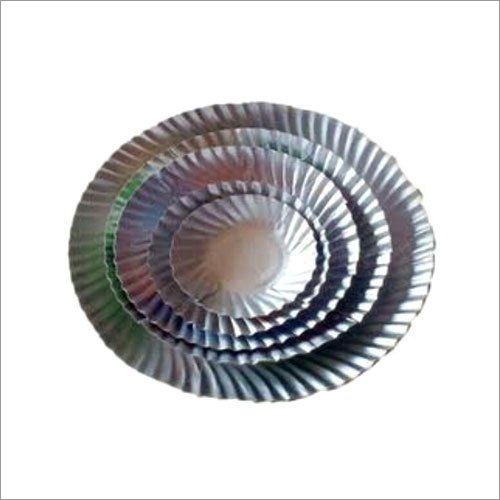 Silver Coated Disposable Paper Plate