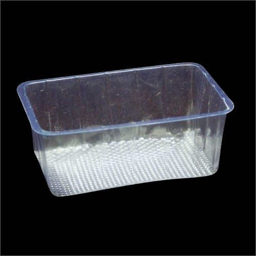 Rectangle Plastic Pastry Container