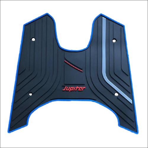 Jupiter Scooter Foot Mat - Rubber Material | Durable, Easy to Clean, Customizable, Resistant to Road Salt, Sand, Mud, & Water