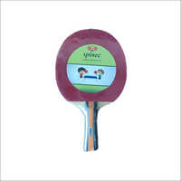 Spinec Tyro Table Tennis Racquet - Black/red Rubber, Lightweight Design, Shake Hand Grip, Ideal For Beginners & Hobby Players