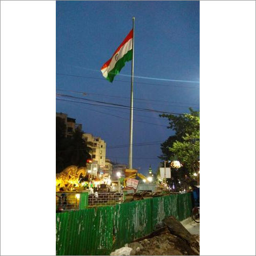 Silver Flag Mast Pole