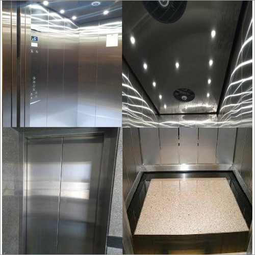 Stainless Steel Hair Line Finish Lift Usage: For Passengers Loading