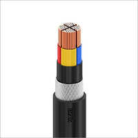 Lv Power Cables - Stranded Copper/aluminium Conductors, Black Plastic Armored Jacket, Length As Per Requirement, Warranty Included