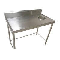 Dish Landing Table With Garbage Chute Application: Restaurant
