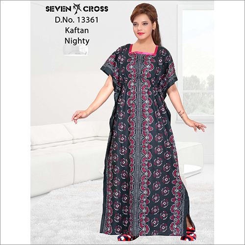 Ladies Soft Cotton Kaftan Nighty