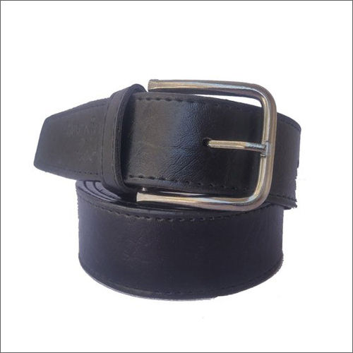 Mens Black Leather Belt