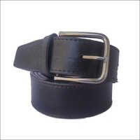 Mens Plain Artificial Leather Belt - 2 Inch Width, 36 Inch Length | Black Color, Stainless Steel Buckle, Ideal For Formal Occasions