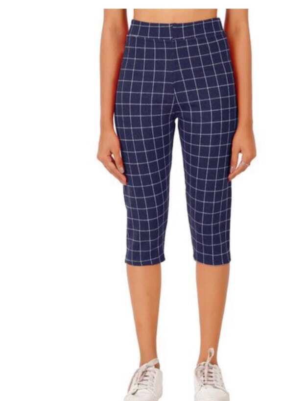 Checked  jeggings