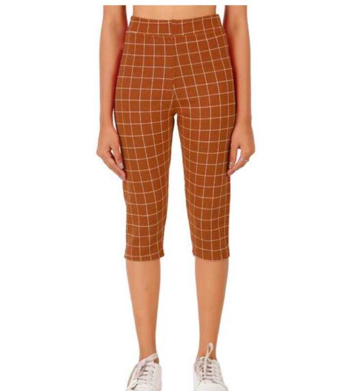 Checked  jeggings