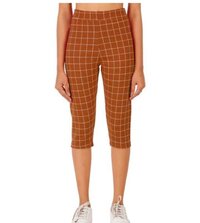 Checked  jeggings