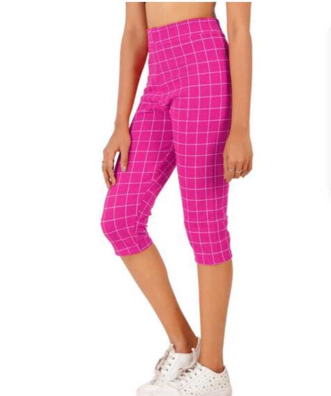 Checked  jeggings