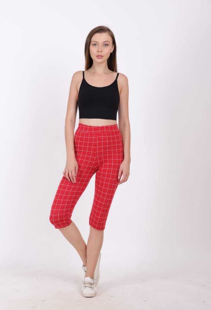 Checked  jeggings