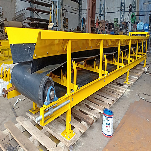 Rubber Belt Conveyor - Mild Steel 500mm to 1500mm Widths 3 to 6 Ply 60-70 Degree Resistance | Ideal for Packaging Mining and Material Transfer