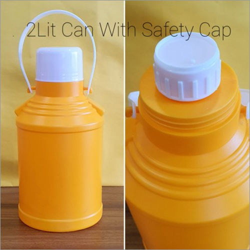 2 Litre HDPE Milk Can With Safety Cap