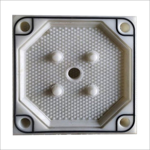 PP Filter Plates - 75mm Thickness, Customized Size, Square White Design | Industrial Use, Non-Automatic, Non-Computerized