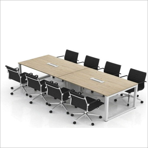 Meeting Loop Conference Table - Artwork: Machine Made