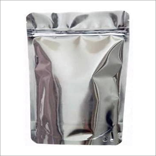 Plastic Silver Metal Plain And Printed Pouches