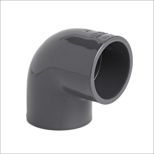 PVC Pipe Elbow - 110 mm, Black Color, Female Connection, Short Radius 90 Degree Bend, Round Shape, PVC Material