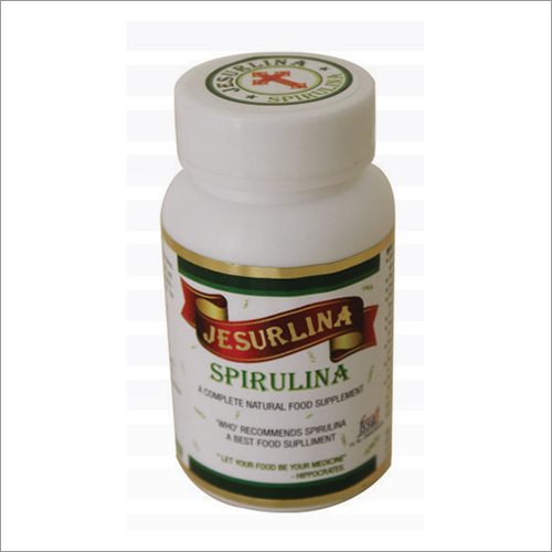 Spirulina Natural Food Supplement Capsules