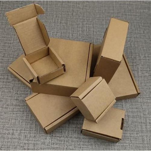 Square Plain Brown Paper 3 Ply Corrugated Boxes For Apparel Packaging