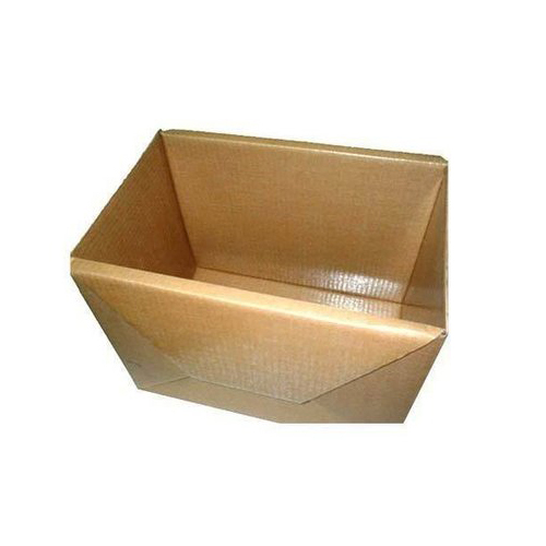 Square Plain Brown Paper Rectangular Shape Laminated Corrugated Cardboard Boxes
