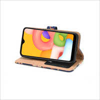 Leather Mobile Flip Cover - Leather, Available In 5 Inch & 5.5 Inch Sizes, Multicolor | Modern Design, Lightweight, Smooth Surface Finish