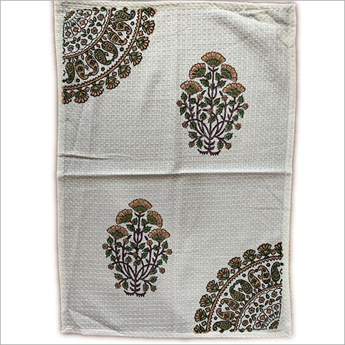 Sanganeri And Bagru Block Printed Hand Towel